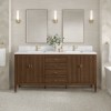 Myrrin 72" Double (Vanity Only Pricing) in Mid-Century Walnut